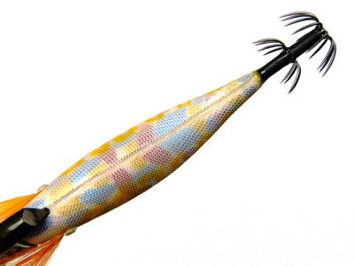 画像2: マルキユーFishLeague☆エギリー ダートマックスTR(EGILEE DARTMAX) 3.5号 30g-BK TR14: オレンジタイガーカモマーブル【メール便だと送料280円】