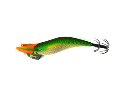 画像2: マルキユーFishLeague☆エギリー ダートマックスTR(EGILEE DARTMAX) 3.5号 30g-BK TR21: オレンジヘッド/ダークグリーンアジレッド【メール便だと送料280円】