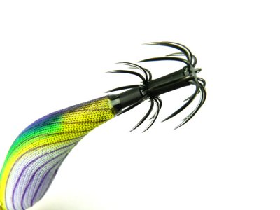 画像1: マルキユーFishLeague☆エギリー ダートマックスTR(EGILEE DARTMAX) 3.5号 30g-BK TR22: オレンジヘッド/パープルボーダーパープル【メール便だと送料280円】