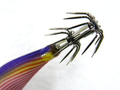 画像1: ダイワ(DAIWA)☆エメラルダス(Emeraldas)　ボート2 3.0号25g #1赤-縞パープル【メール便だと送料280円】