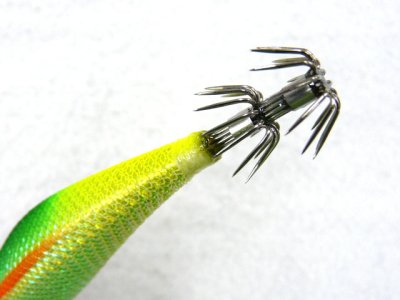 画像1: ダイワ(DAIWA)☆エメラルダス(Emeraldas)　ボート2 3.0号25g #4金ホロ-チャートグリーンイエロー【メール便だと送料280円】