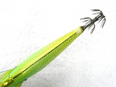 画像2: ダイワ(DAIWA)☆エメラルダス(Emeraldas)　ボート2 3.0号25g #4金ホロ-チャートグリーンイエロー【メール便だと送料280円】