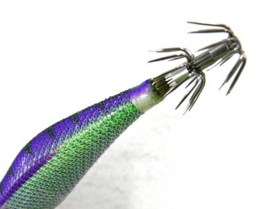 画像1: ダイワ(DAIWA)☆エメラルダス(Emeraldas)　ボート2 RV 3.0号25g #6緑-パープル杉【メール便だと送料280円】