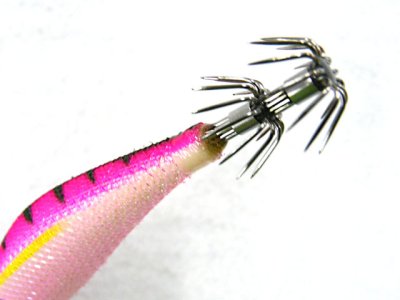 画像1: ダイワ(DAIWA)☆エメラルダス(Emeraldas)　ボート2 RV 3.0号25g #7夜光-ピンク杉【メール便だと送料280円】