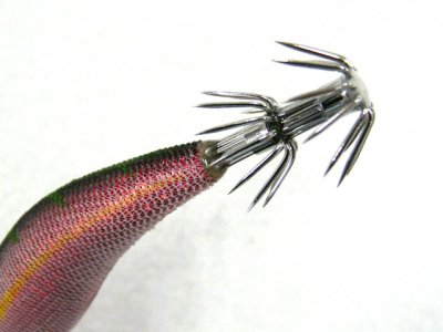 画像1: ダイワ(DAIWA)☆エメラルダス(Emeraldas)　ボート RV 3.5号50g RV-1 赤-ブラウン杉【メール便だと送料280円】