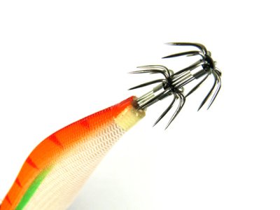 画像1: ダイワ(DAIWA)☆エメラルダス(Emeraldas)　ボート2 3.0号25g #11夜光-ブラックヘッド/オレンジ杉【メール便だと送料280円】