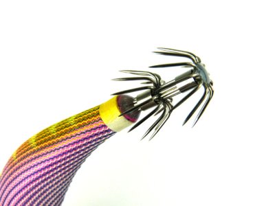 画像1: ダイワ(DAIWA)☆エメラルダス ボートジョイント(EMERALDAS BOAT JOINT) 3.5号 30g #04ピンク-縞ピンクオレンジイエロー【メール便だと送料280円】